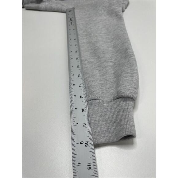 Refuge‎ Athletics Women’s Crop Top Sweatshirt Pullover Crewneck Gray XS Ladies - Picture 10 of 12